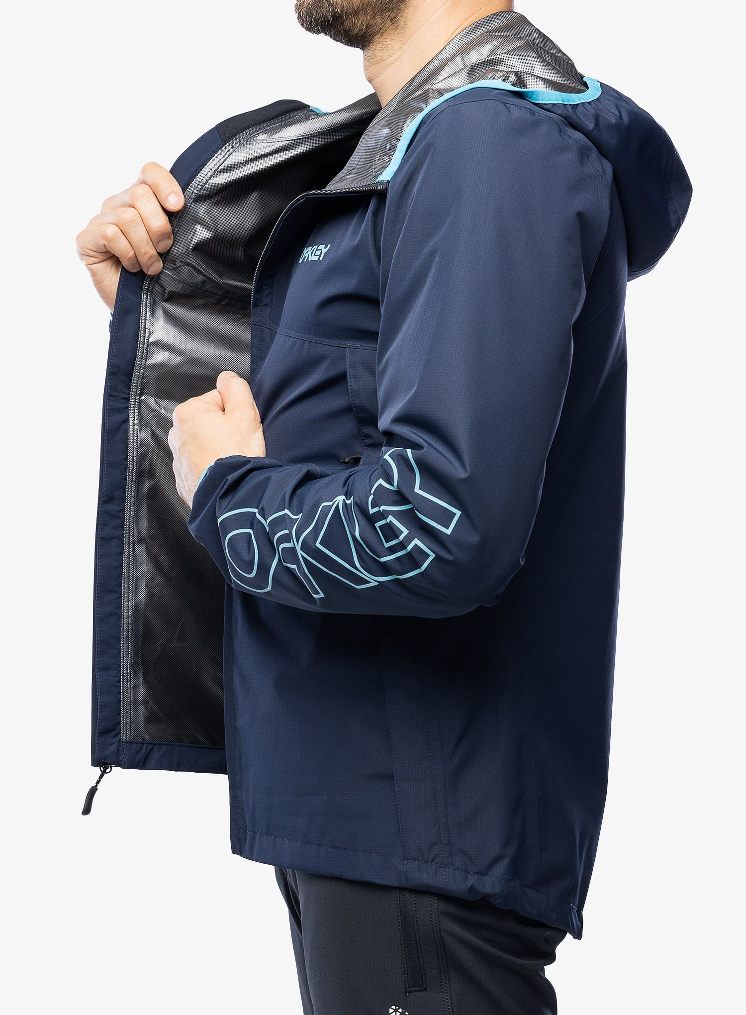 Kolesarska jakna Oakley Elements Shell Jacket - fathom