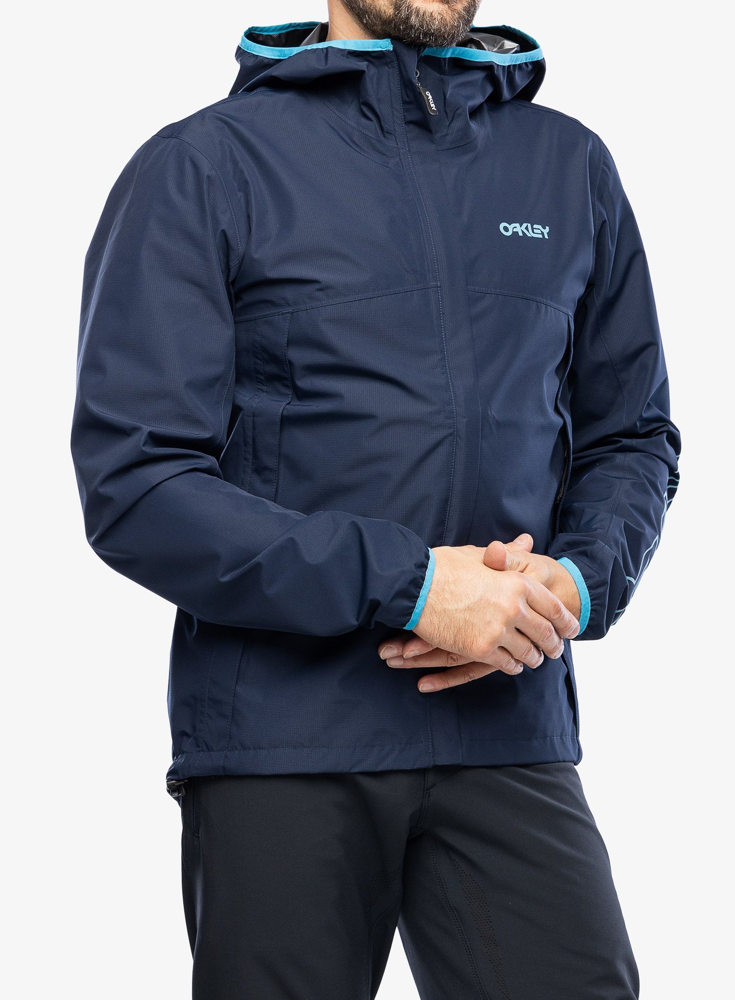 Kolesarska jakna Oakley Elements Shell Jacket - fathom