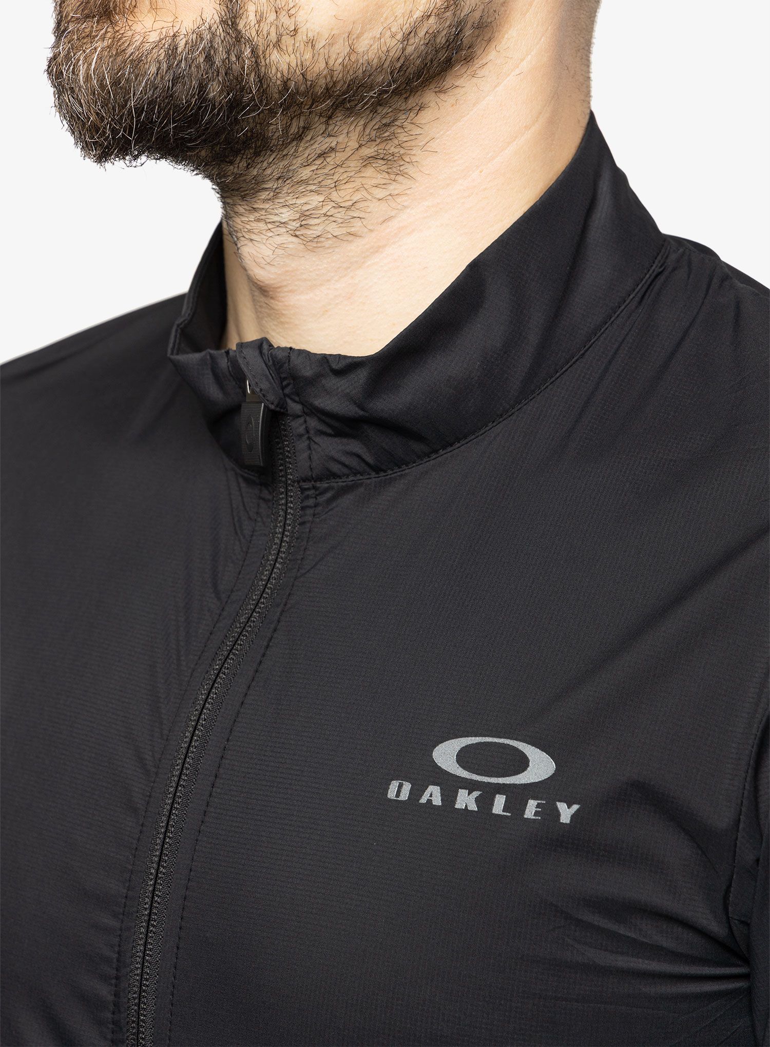Kolesarska jakna Oakley Endurance PKBL Wind Jacket - blackout