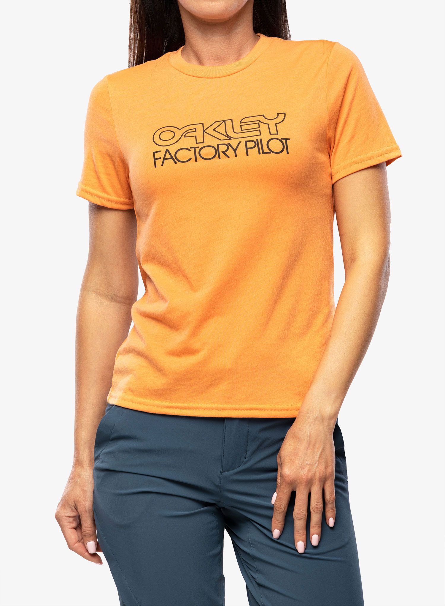 Ženska športna majica Oakley Factory Pilot Tee - soft orange