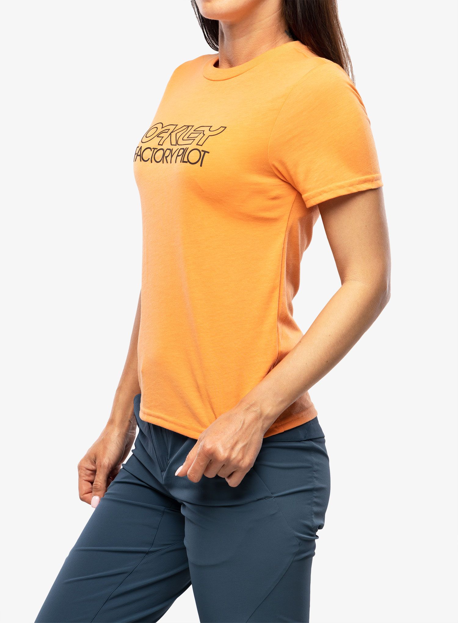 Ženska športna majica Oakley Factory Pilot Tee - soft orange