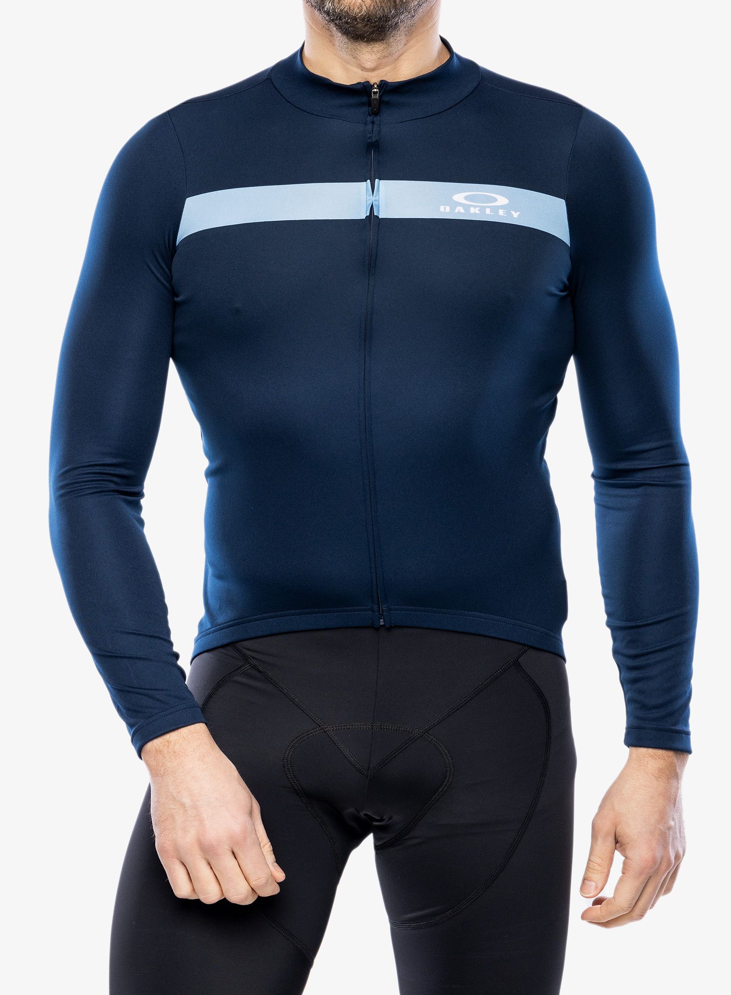 Kolesarska jopa Oakley Icon Classic L/S Jersey - team navy