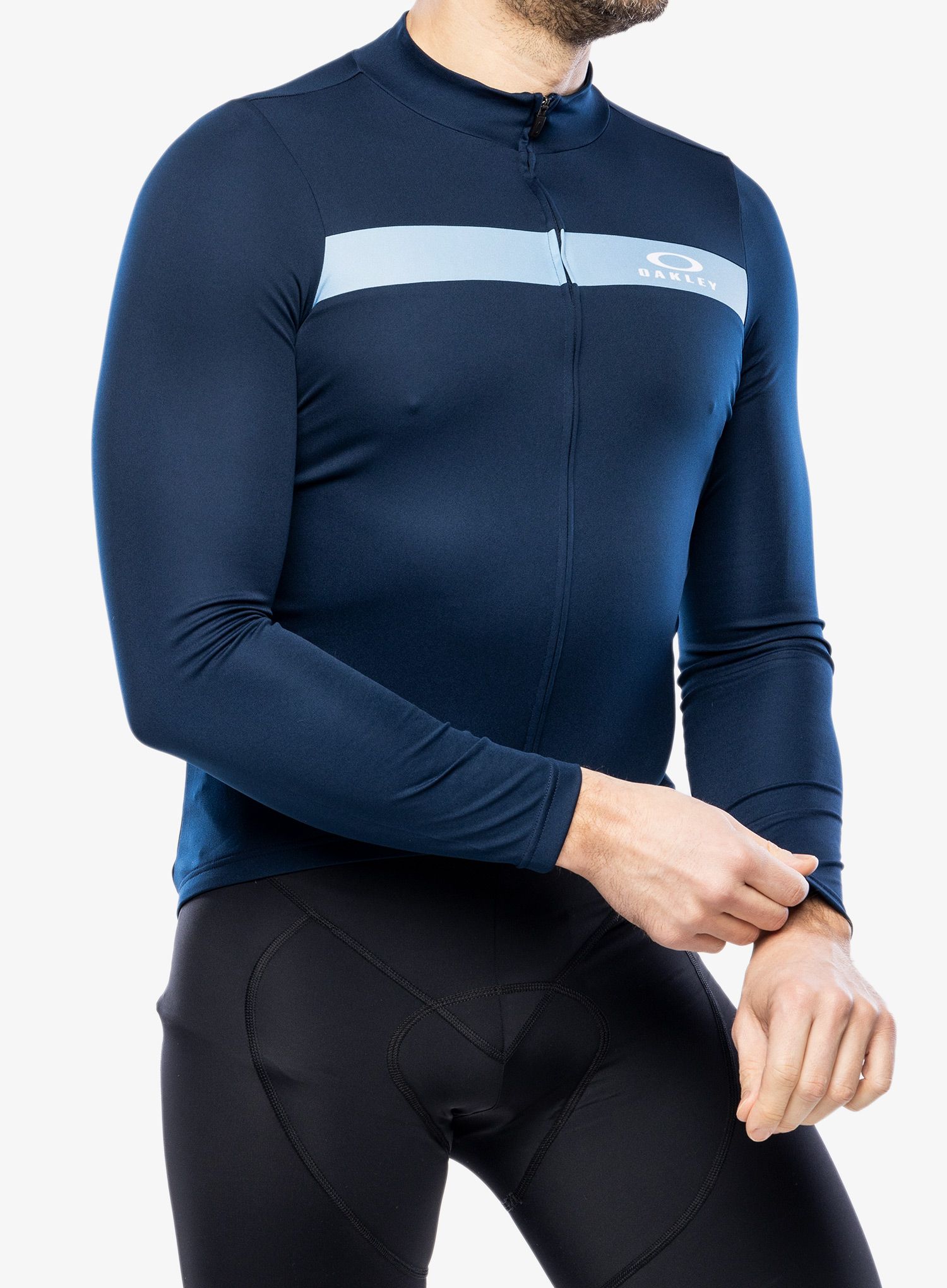 Kolesarska jopa Oakley Icon Classic L/S Jersey - team navy
