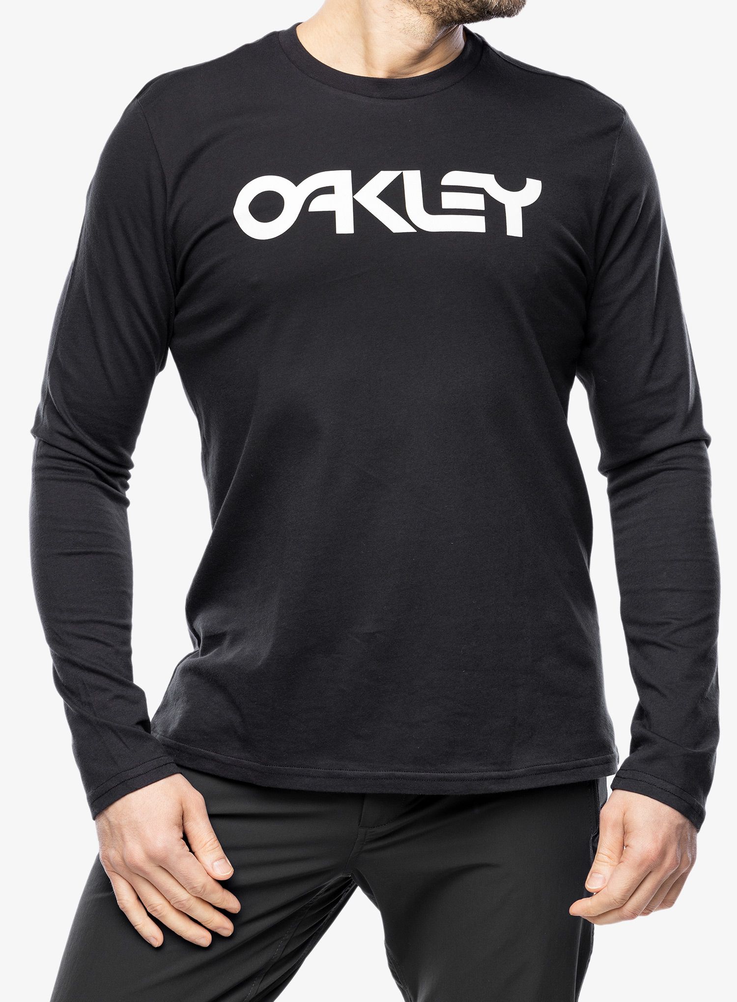 Majica z dolgimi rokavi Oakley Mark II L/S Tee 2.0 - black/white