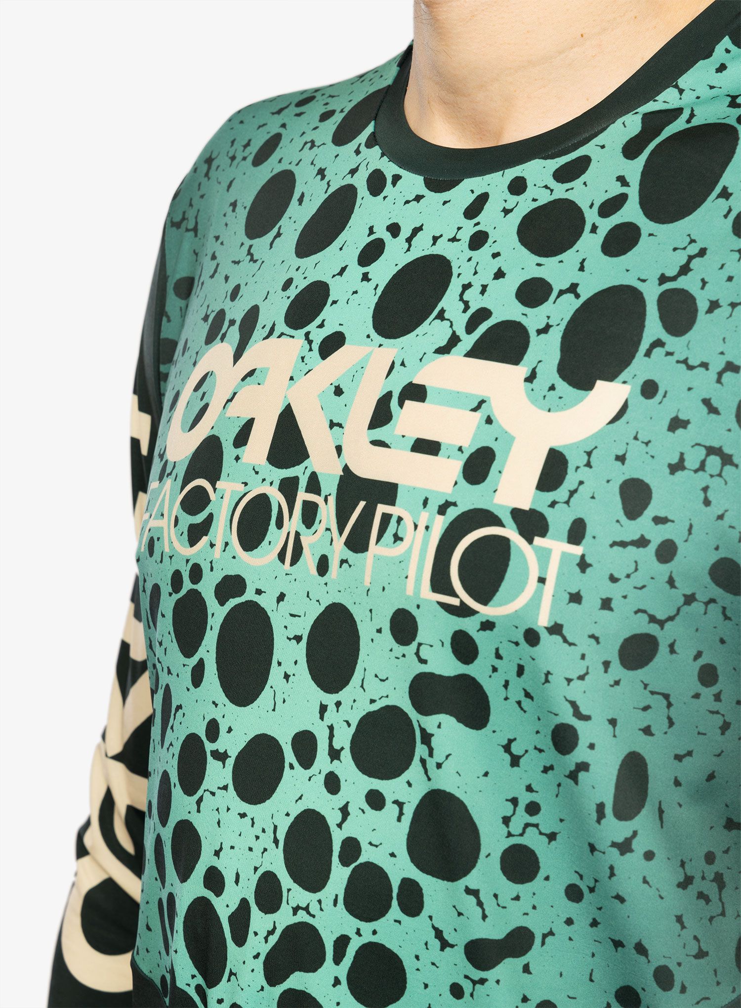 Kolesarska jopa Oakley Maven RC L/S Jersey - green frog