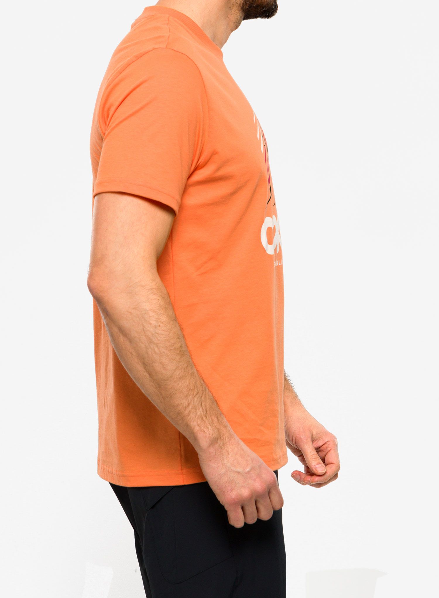 Bombažna majica Oakley One Wave B1B Tee - soft orange