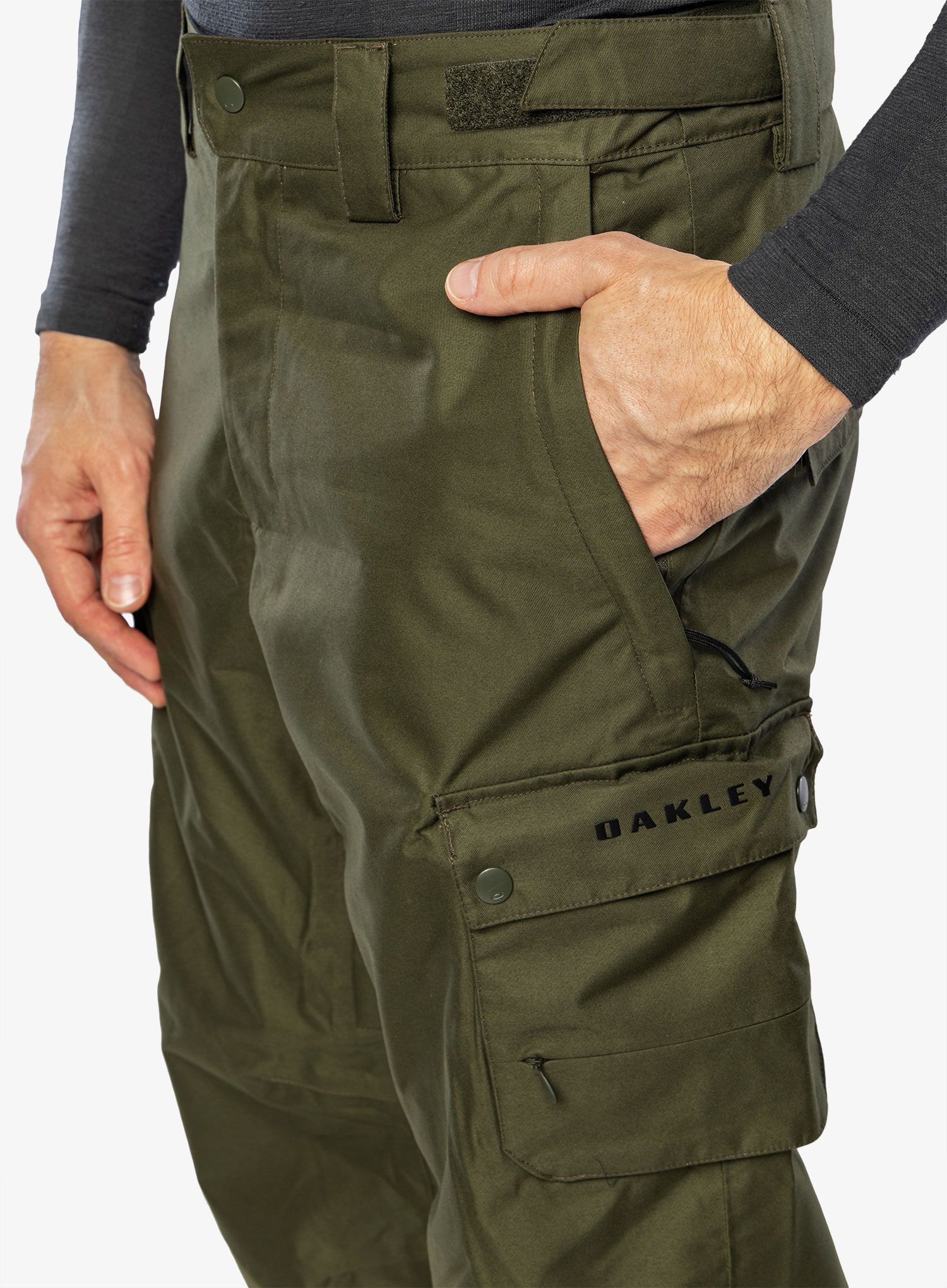 Smučarske hlače Oakley Pivot Cargo Shell Pant - new dark brush