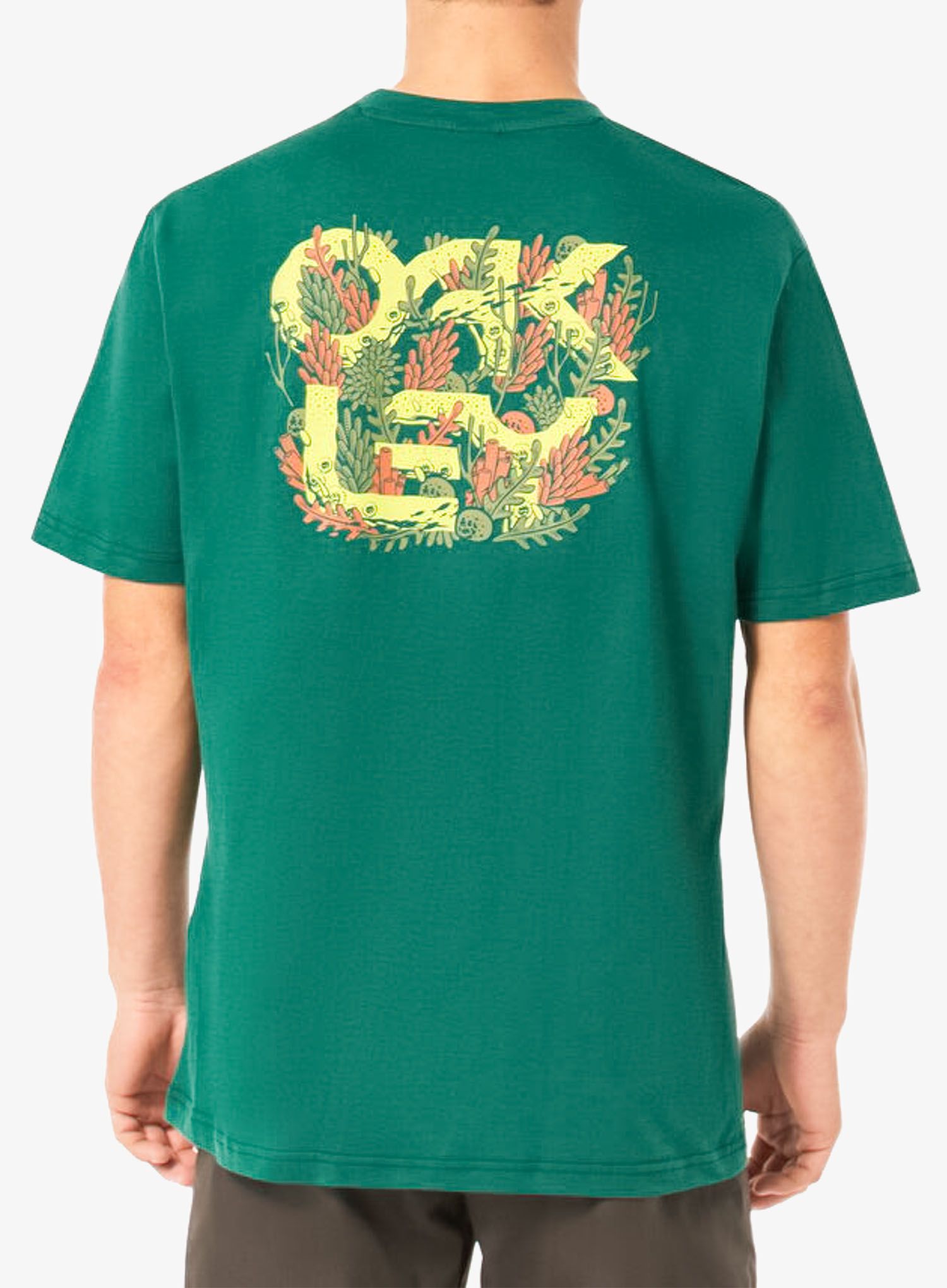 Majica s potiskom Oakley Sea Nassa Tee - viridian