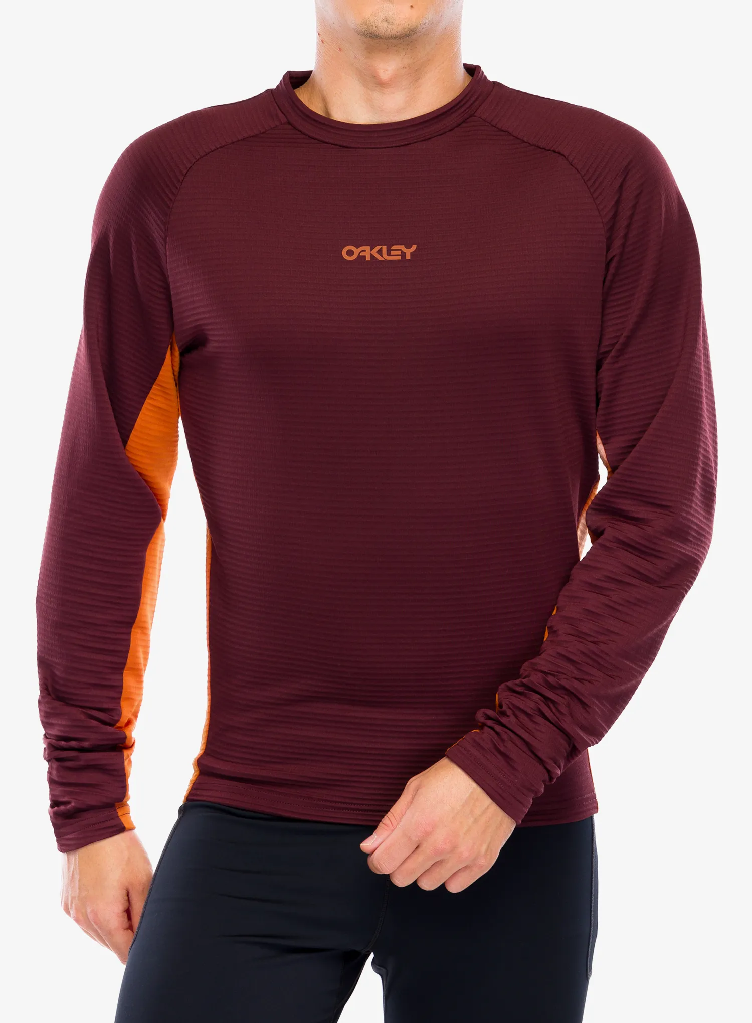 Kolesarska jopa Oakley Seeker Revel Thermal LS Jersey - grenache