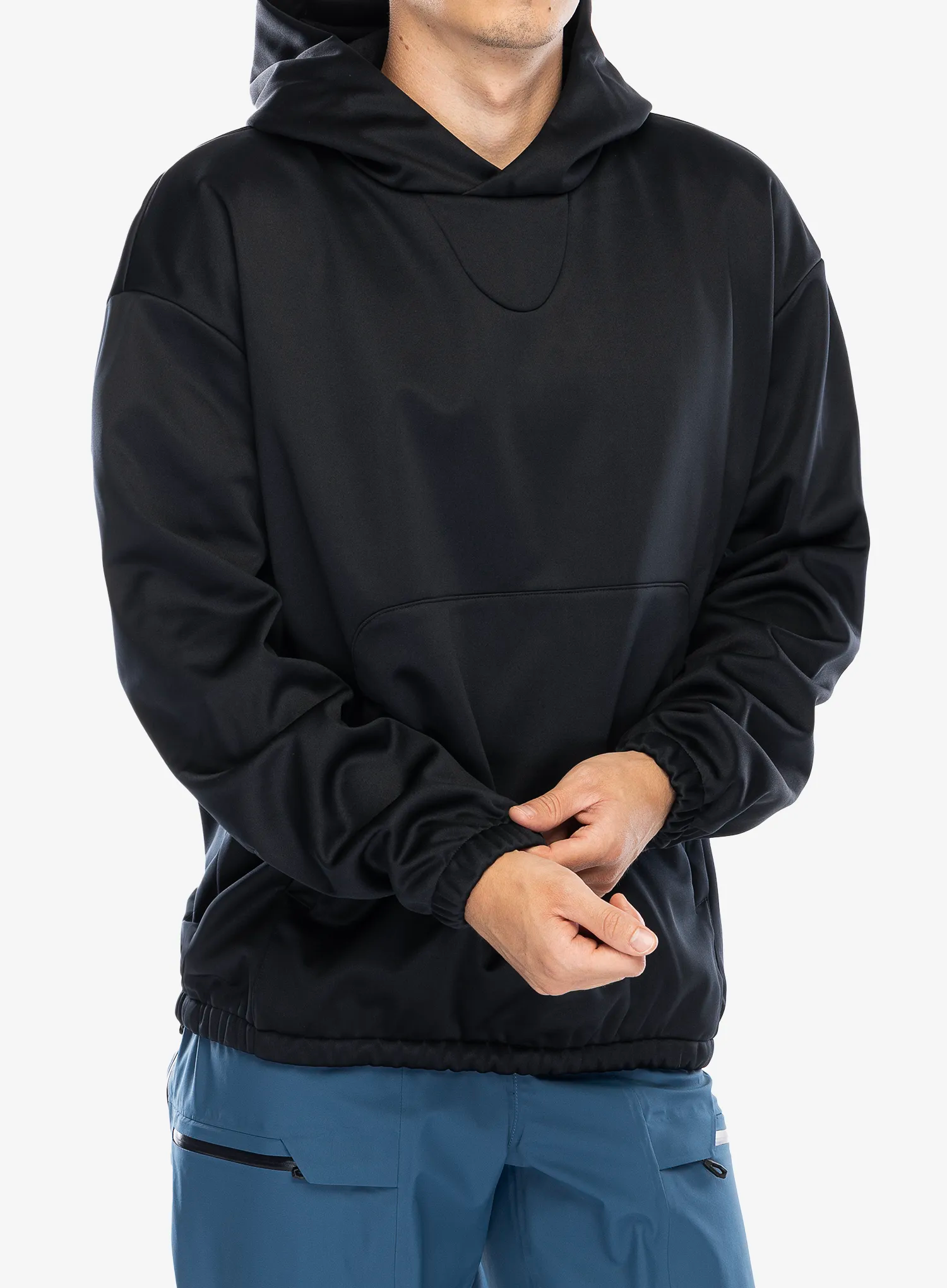 Jopica s kapuco Oakley Solar Rail Softshell Hoodie - blackout