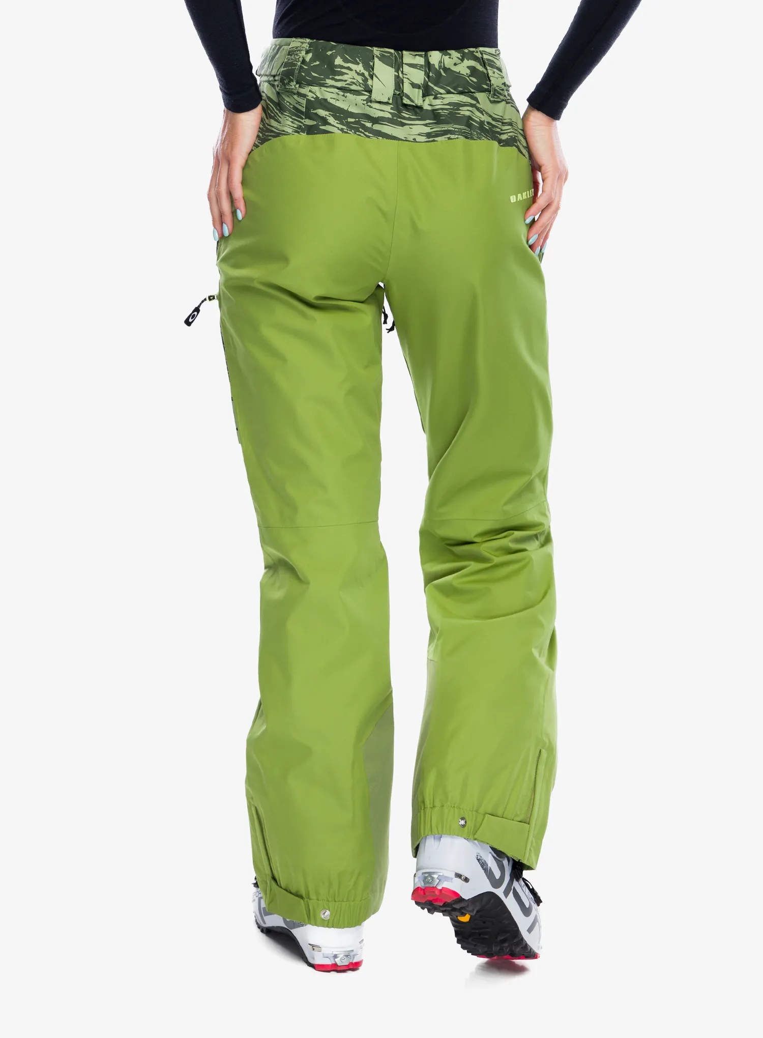 Ženske hlače Oakley TC Juno Reduct Shell Pant 2.0 - duality swirl dbl green