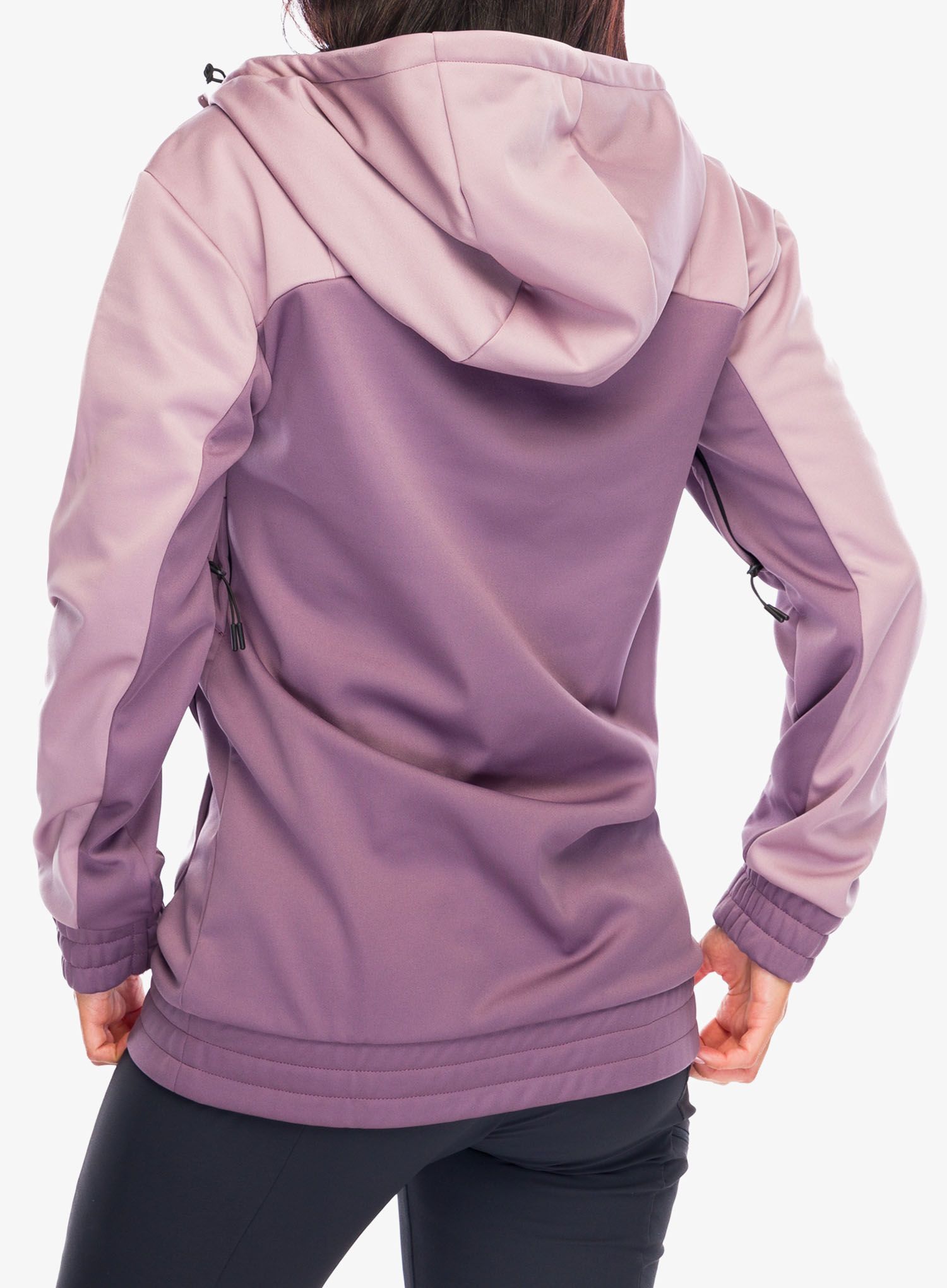 Ženska softshell jakna Oakley TNP Nose Grab Softshell Hoodie - double toadstool