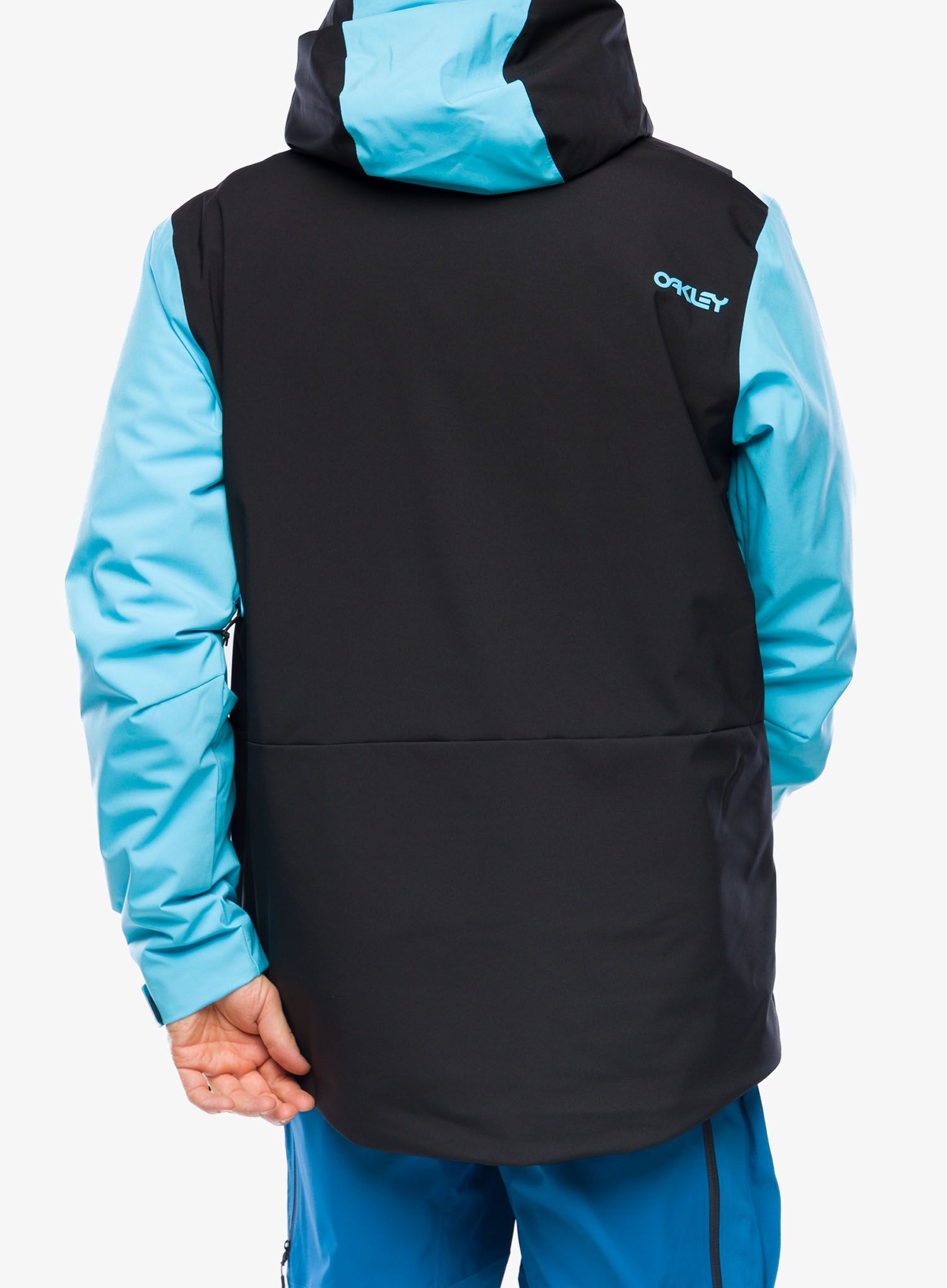 Smučarska jakna Oakley TNP TBT Insulated Anorak - black/bright blue