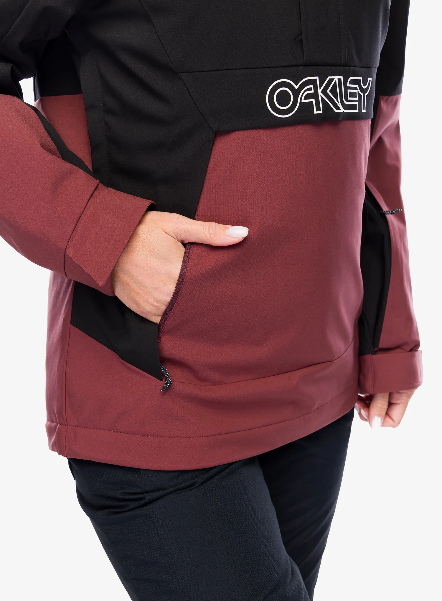 Ženska sintetična jakna Oakley TNP TBT Insulated Anorak - blackout/grenache