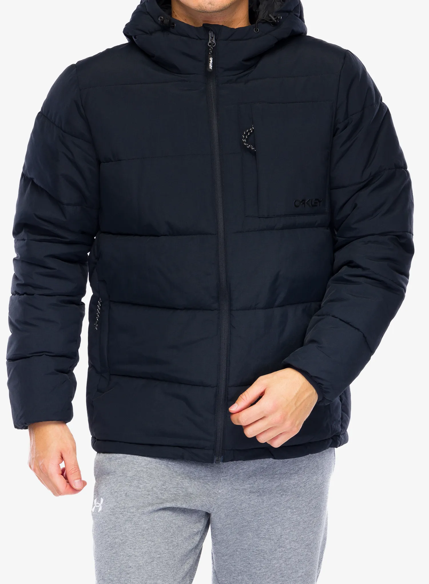 Sintetična jakna Oakley Tahoe Puffy RC Jacket - blackout