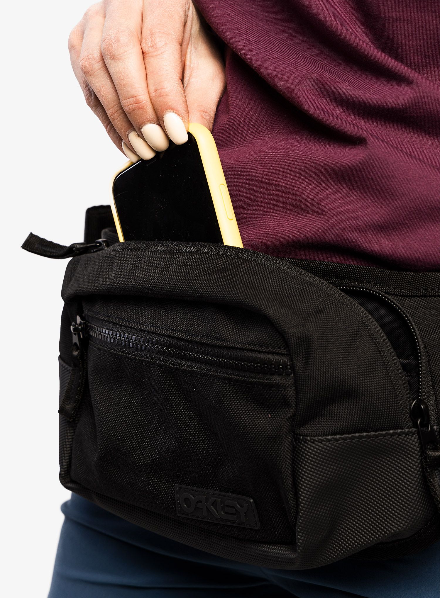 Torbica za okoli pasu Oakley Transit Belt Bag - blackout