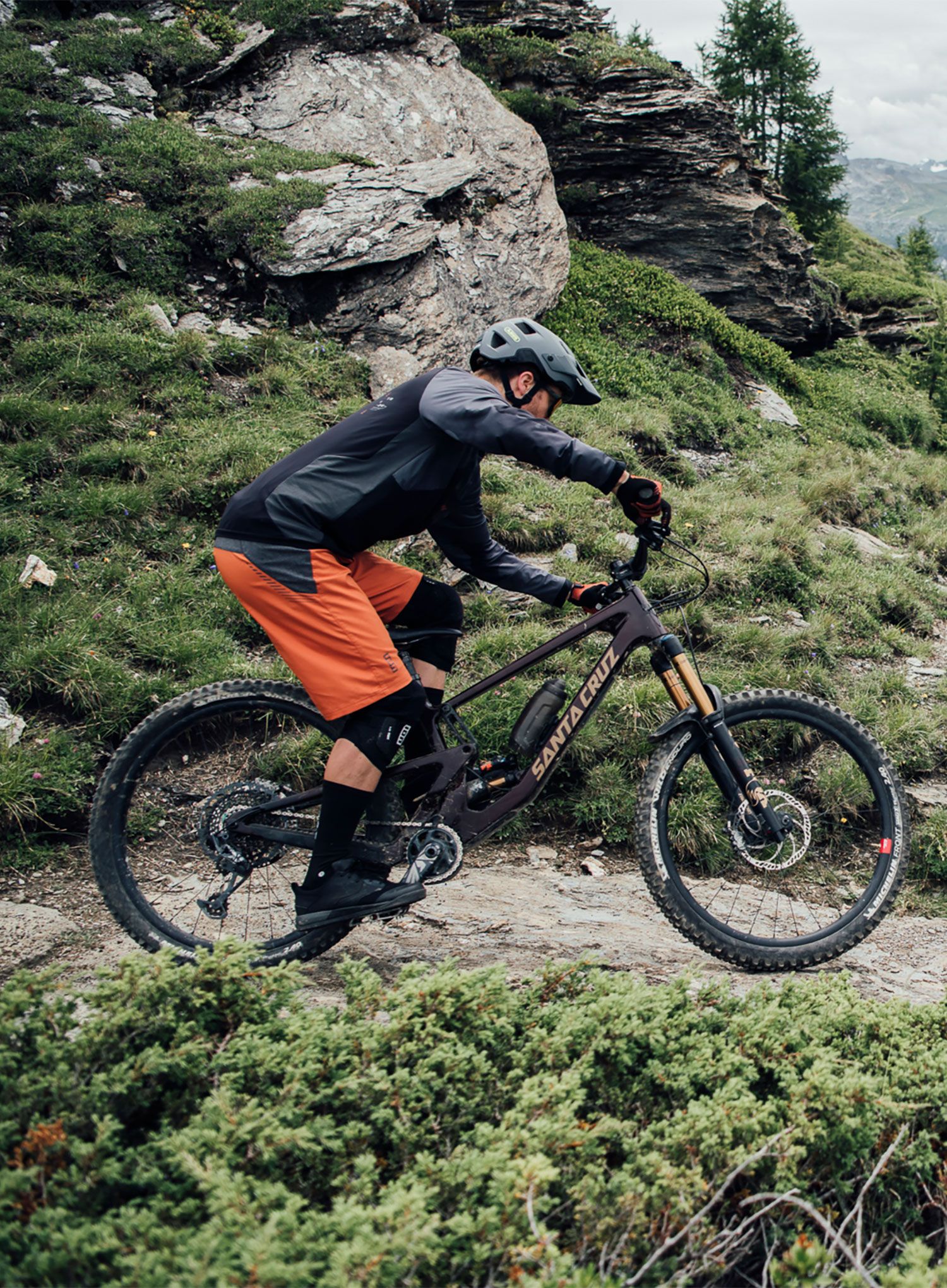 Kolenski ščitniki enduro ION K-Lite  - black