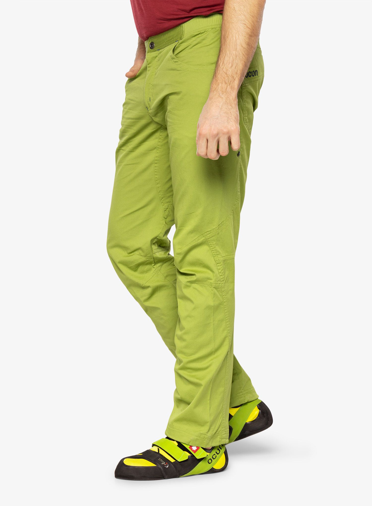 Plezalne hlače Ocun Drago Organic Pants - green peridot