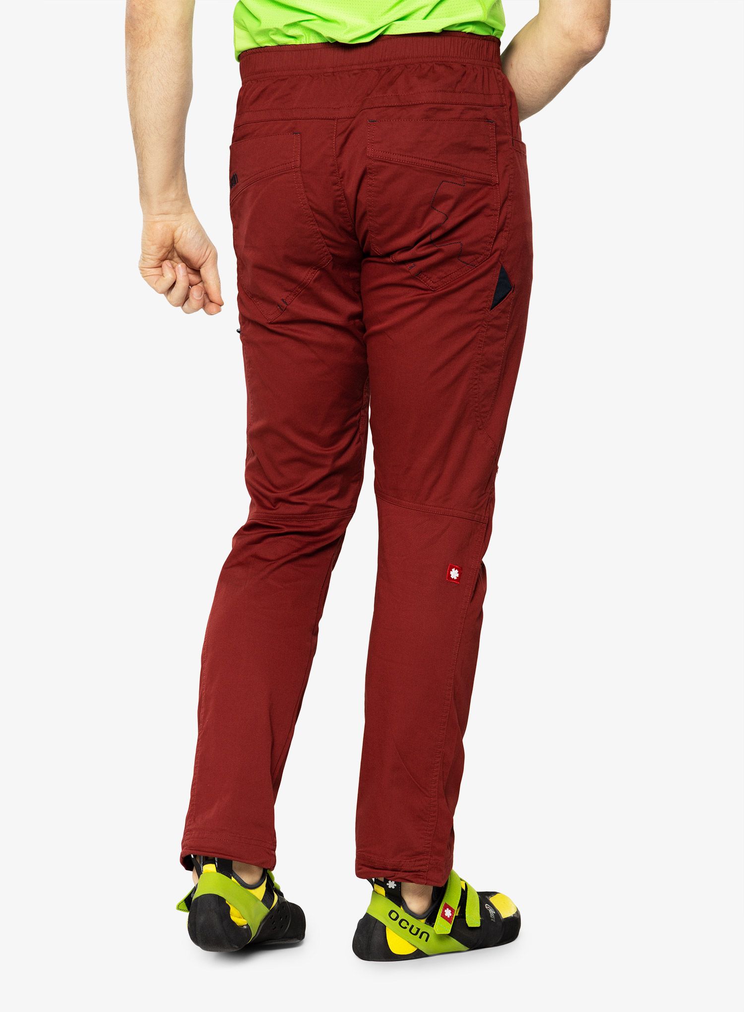 Hlače za plezanje Ocun Drago Organic Pants - wine syrah