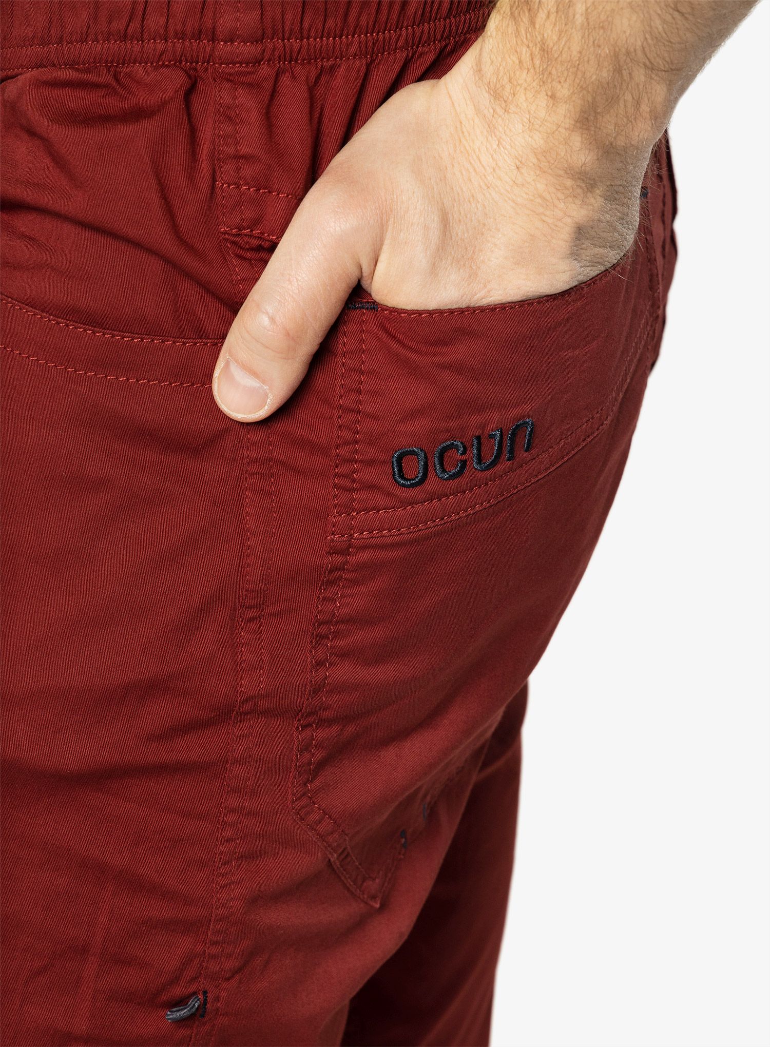 Hlače za plezanje Ocun Drago Organic Pants - wine syrah