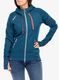 Ženska jopa s kapuco Ocun Hoodie Zipper - blue opal/silverscone
