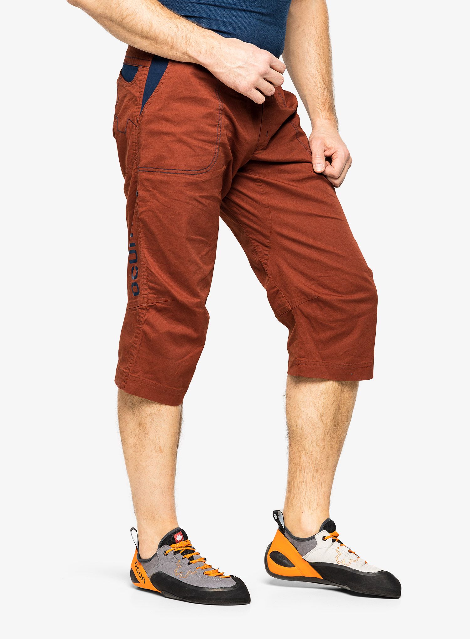 Plezalne kratke hlače Ocun Jaws 3/4 - brown brandy