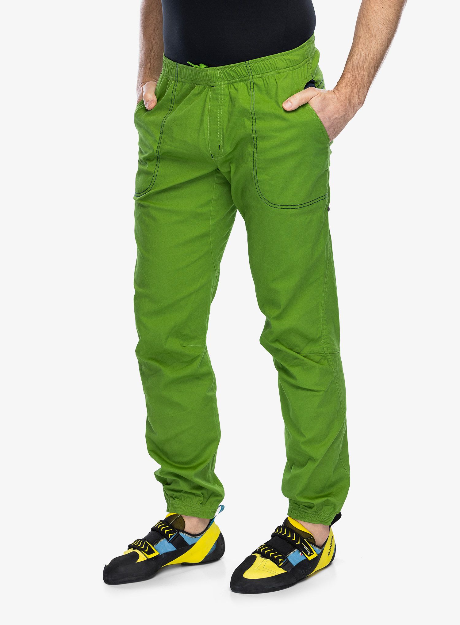 Plezalne hlače Ocun Jaws Pants - green spindle tree