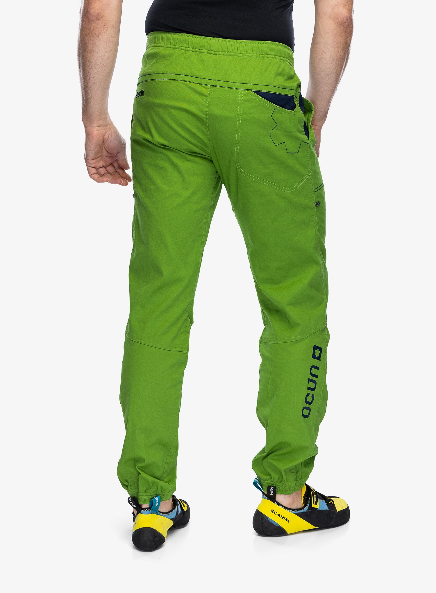Plezalne hlače Ocun Jaws Pants - green spindle tree