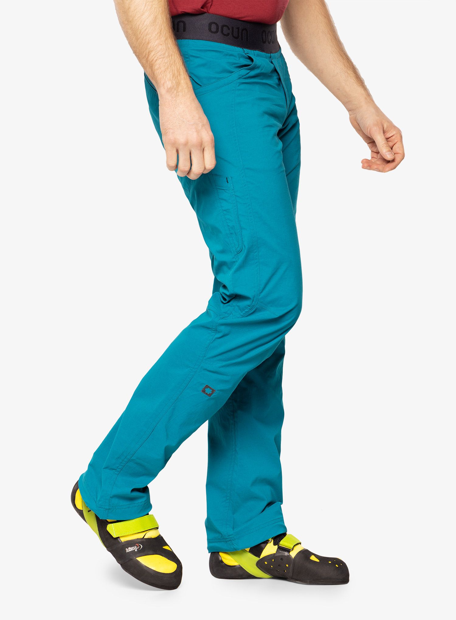 Plezalne hlače Ocun Mania Eco Pants - turquoise deep lagoon