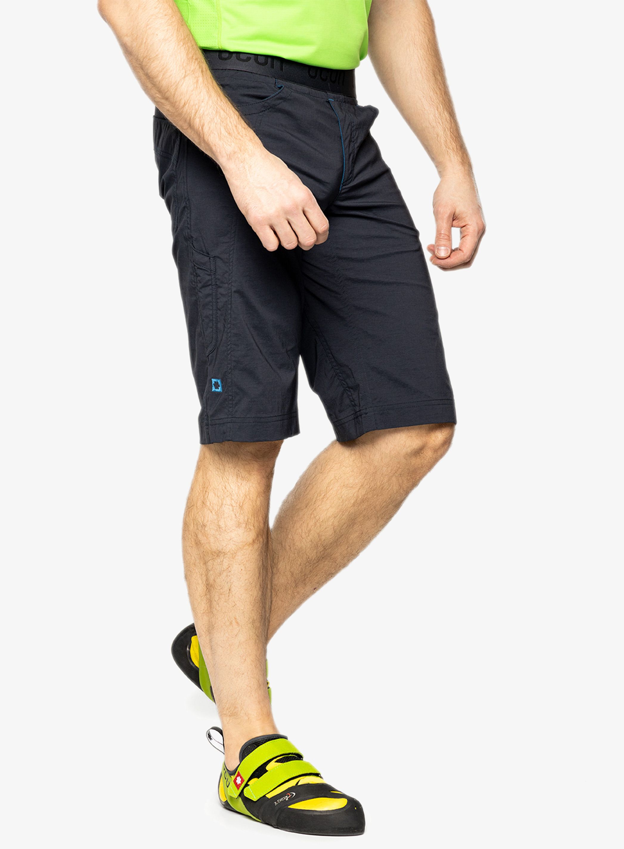 Moške plezalne kratke hlače Ocun Mania Eco Shorts - anthracite dark navy