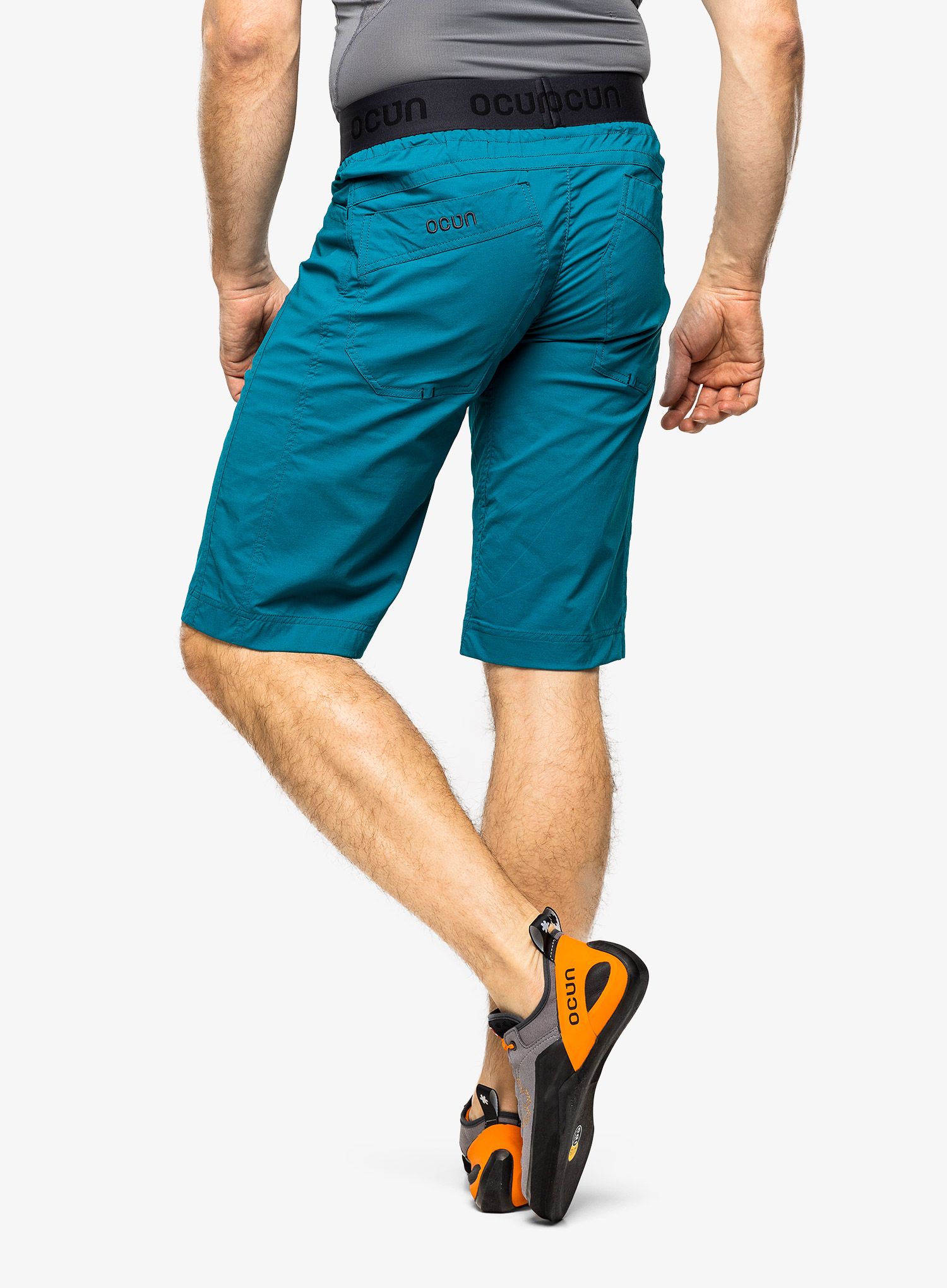 Plezalne kratke hlače Ocun Mania Eco Shorts - turquoise deep lagoon