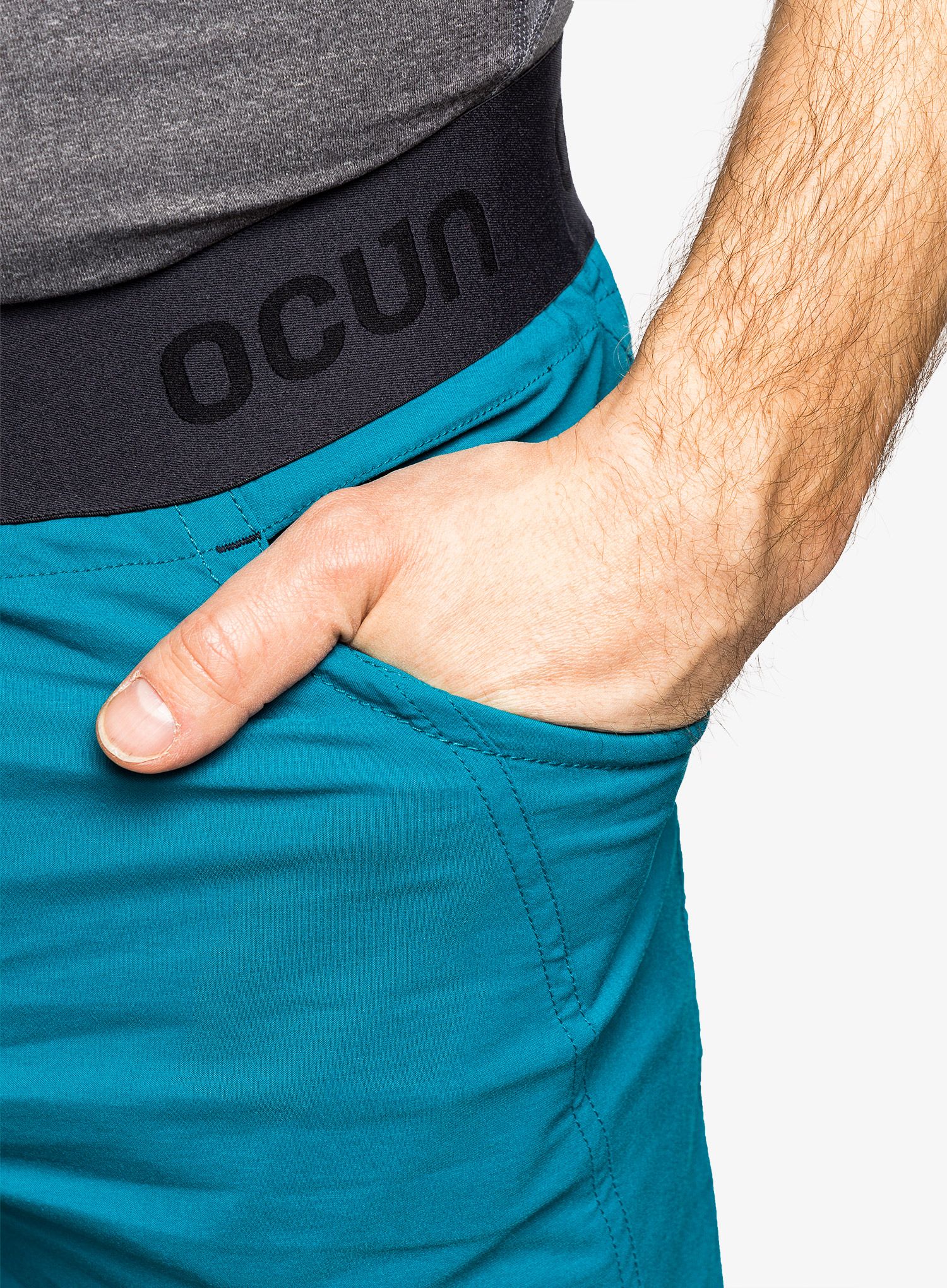 Plezalne kratke hlače Ocun Mania Eco Shorts - turquoise deep lagoon