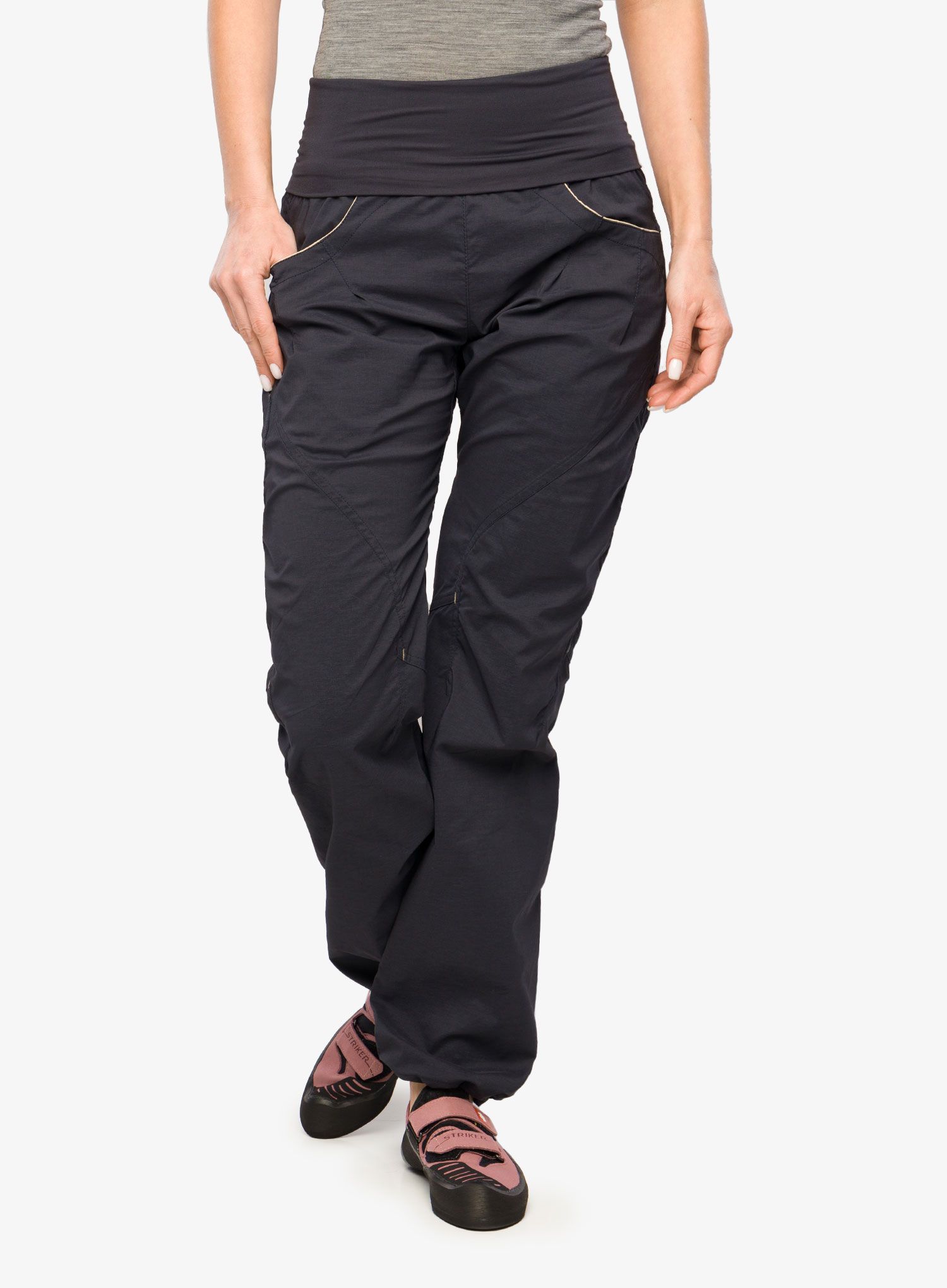 Ženske plezalne hlače Ocun Noya Eco Pants - anthracite dark navy