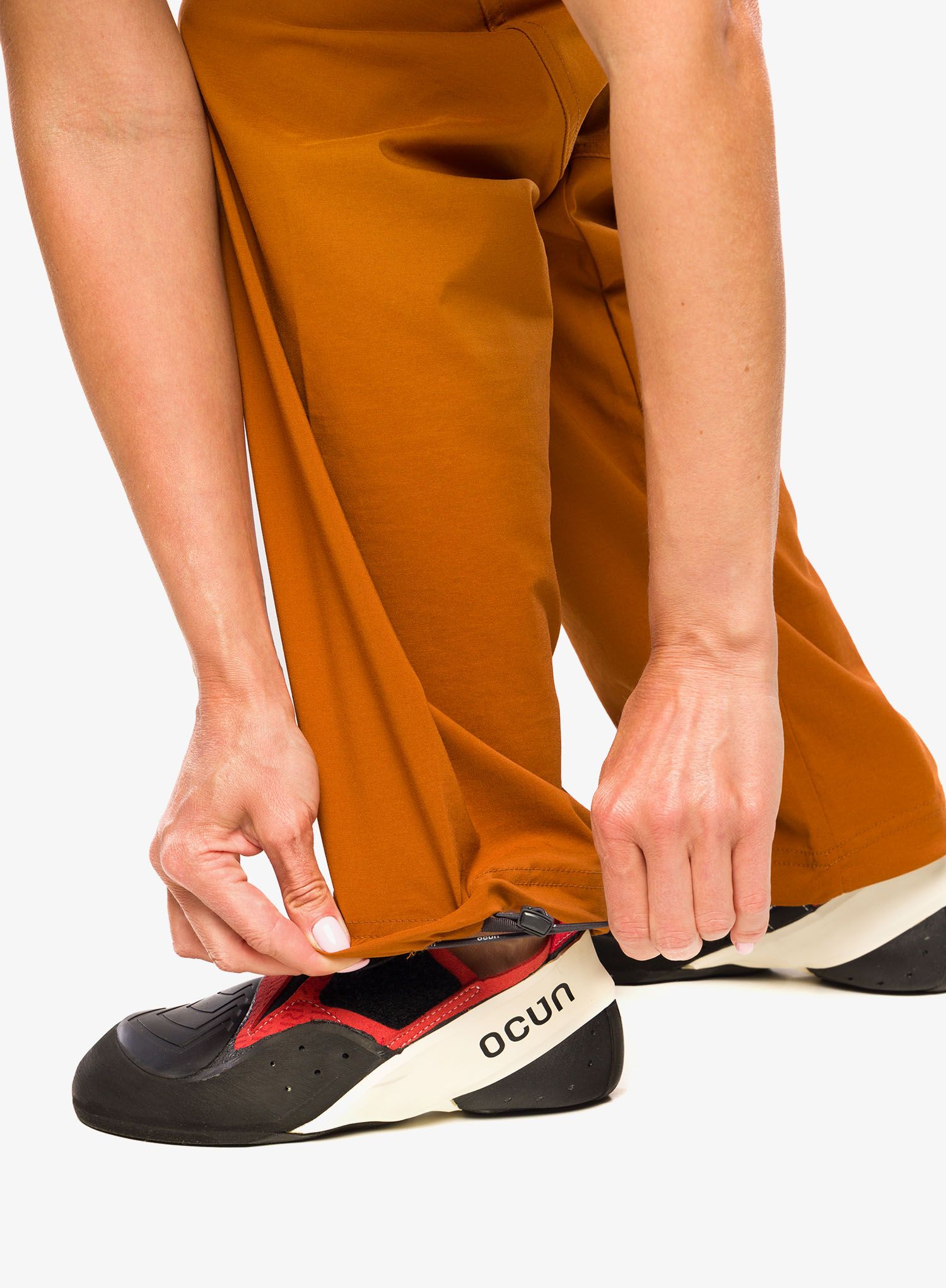 Ženske plezalne hlače Ocun Noya Eco Pants - caramel cafe