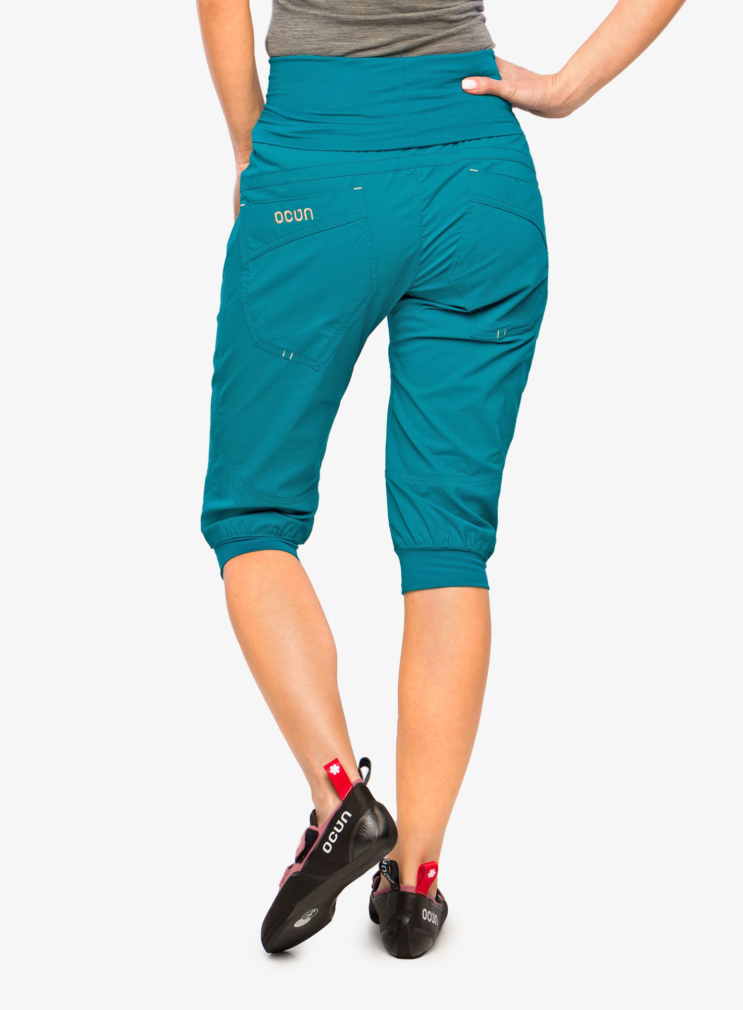 Ženske plezalne kratke hlače Ocun Noya Eco Shorts - turquoise deep lagoon