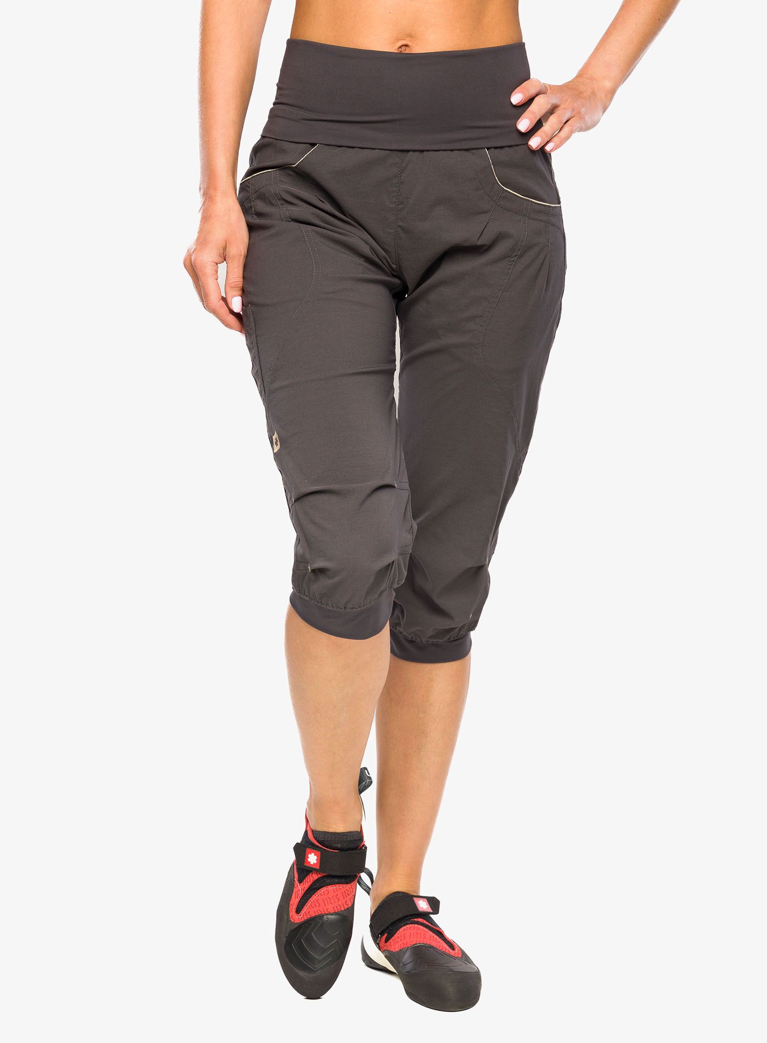 Ženske plezalne kratke hlače Ocun Noya Shorts - anthracite obsidian