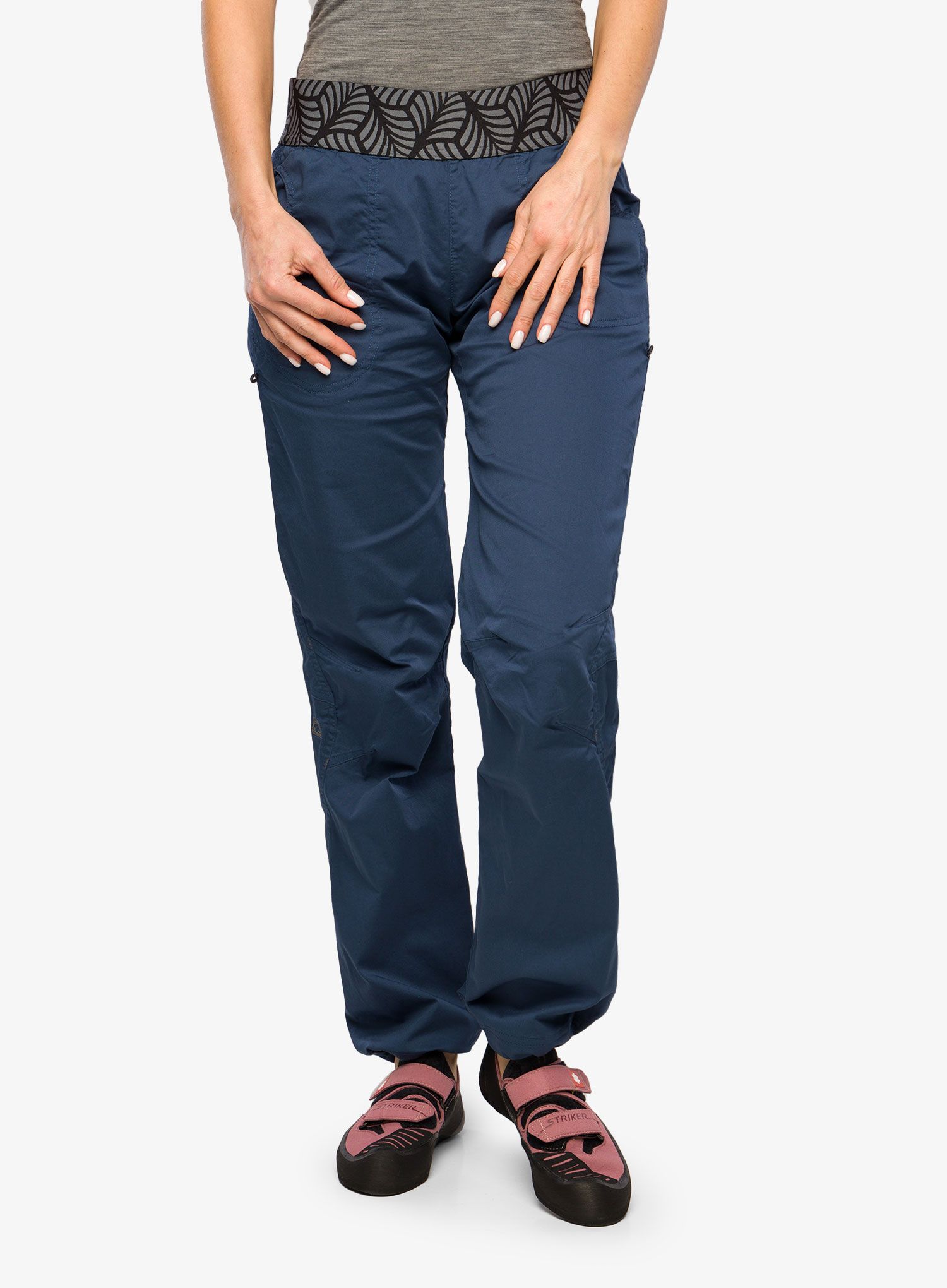 Ženske plezalne hlače Ocun Pantera Organic Pants - blue sargasso sea
