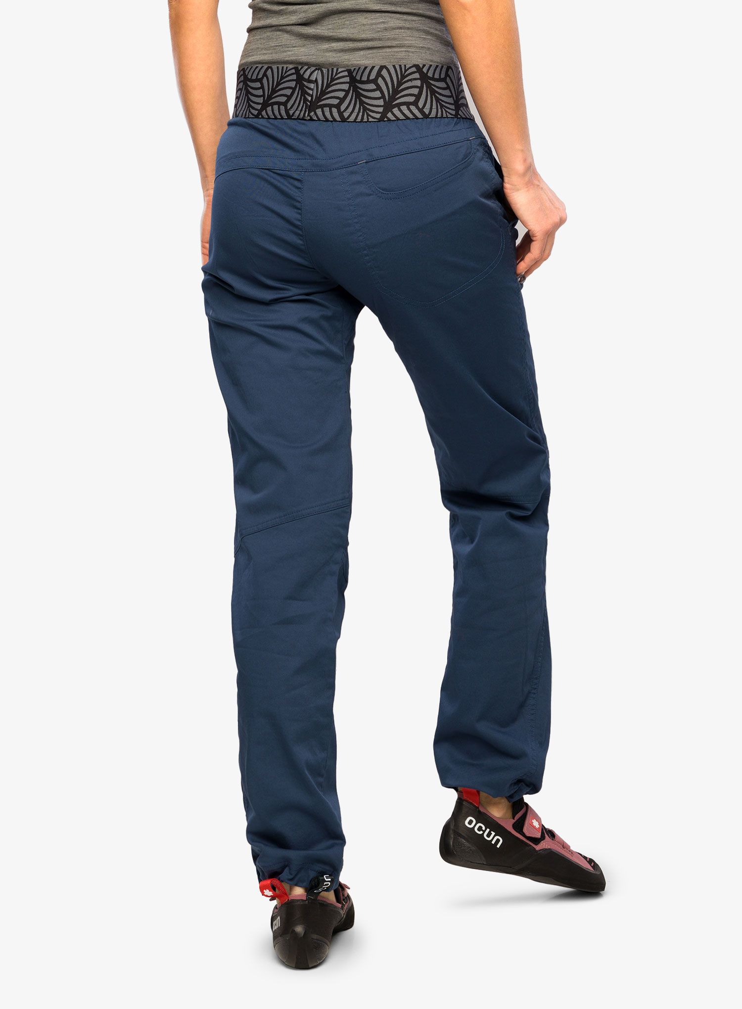 Ženske plezalne hlače Ocun Pantera Organic Pants - blue sargasso sea