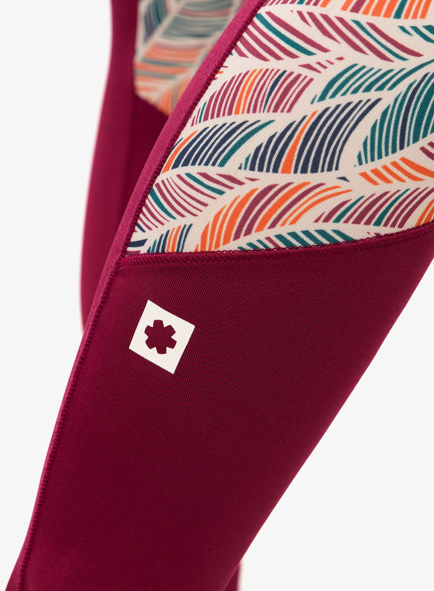 Plezalne pajkice Ocun Rhea Leggings - wine rhododendron