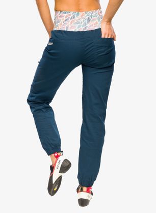 Ženske plezalne hlače Ocun Sansa Pants - blue moonlit ocean