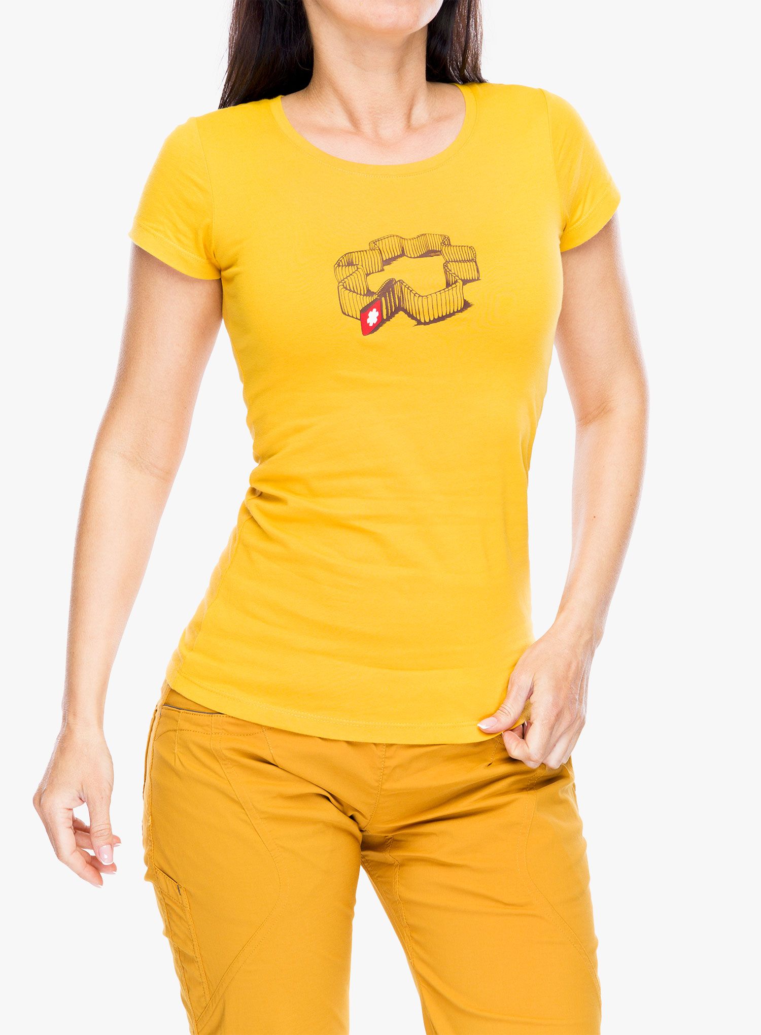 Ženska majica Ocun T Sling - golden yellow