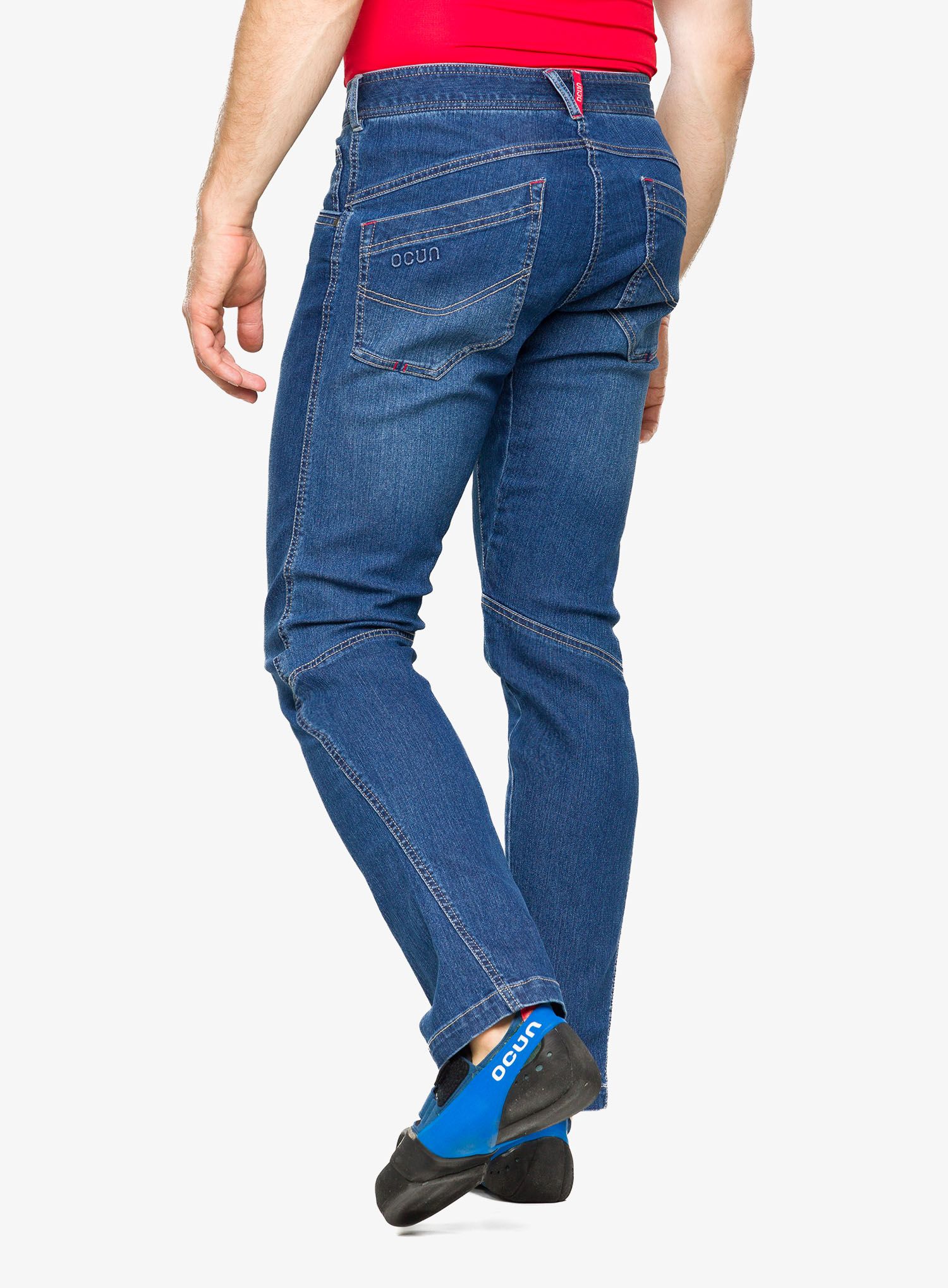 Plezalne hlače Ocun Typhoon Jeans - dark blue