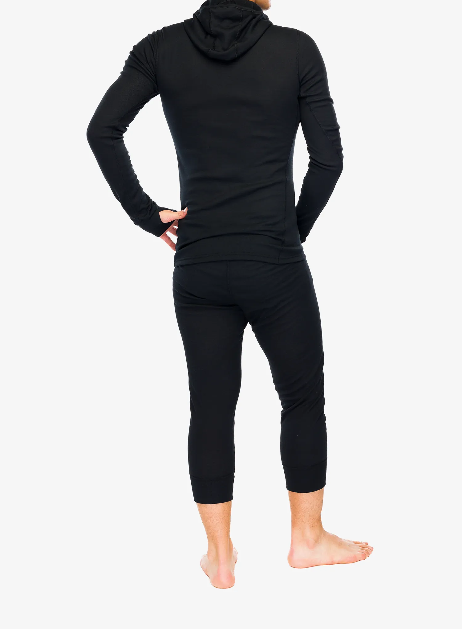 Termo flis jopa Odlo Active Warm BL Top Facemask LS - black