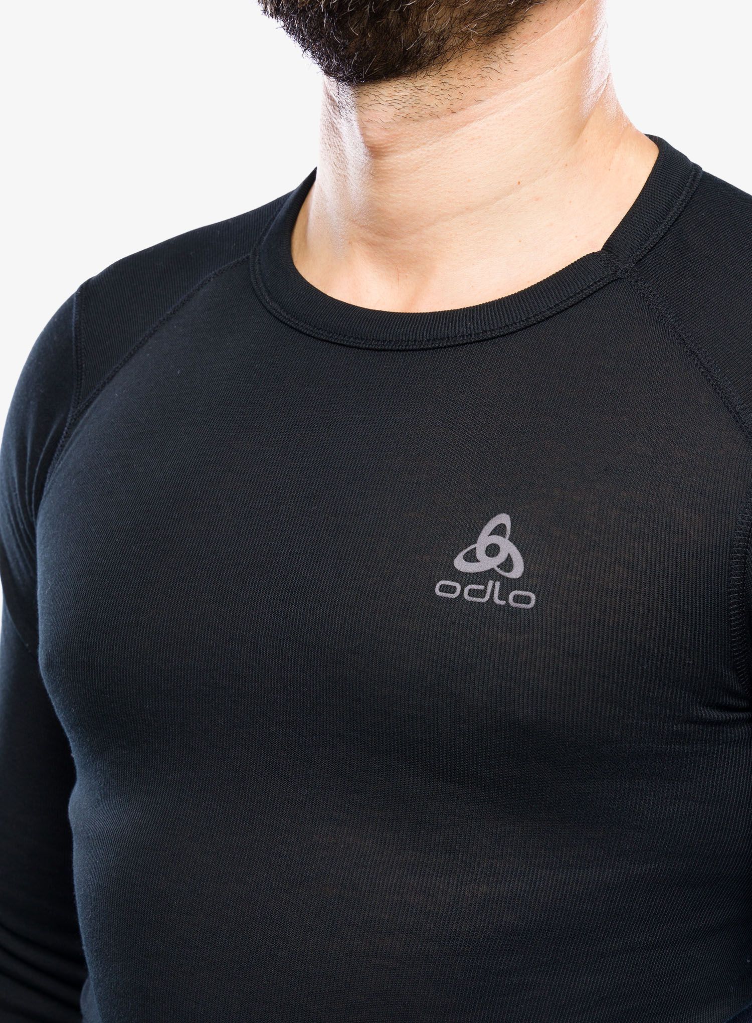Termo flis jopa Odlo Active Warm Eco BL Top Crew Neck LS - black
