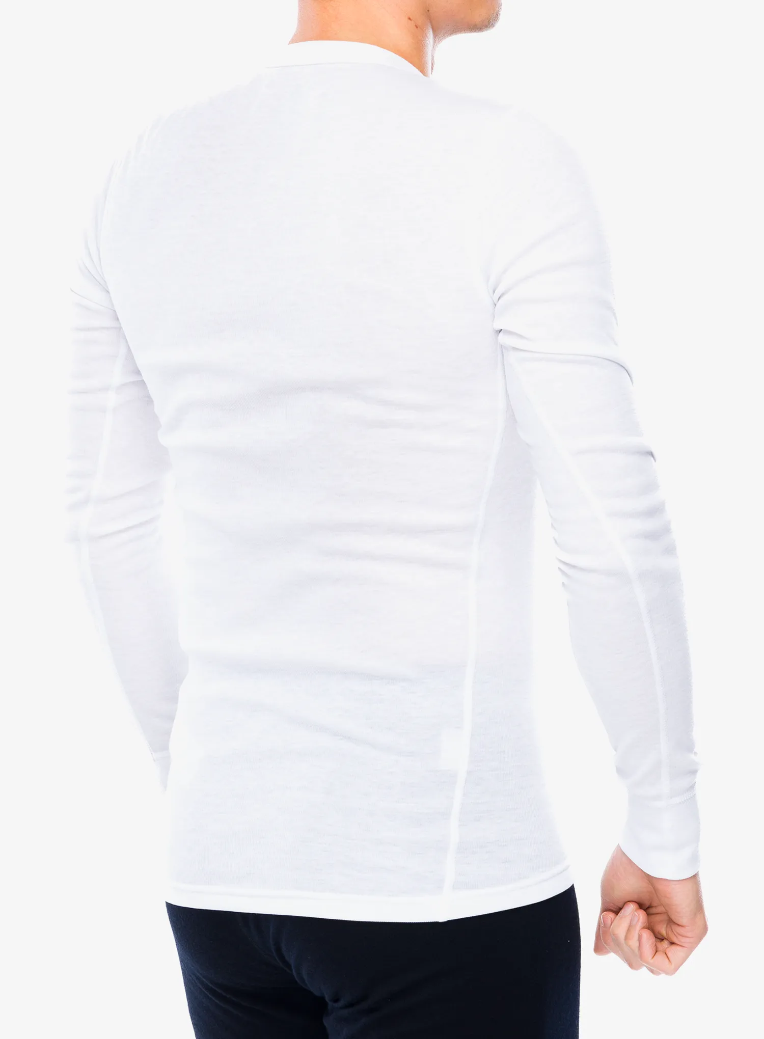 Termo flis jopa Odlo Active Warm Eco BL Top Crew Neck LS - white
