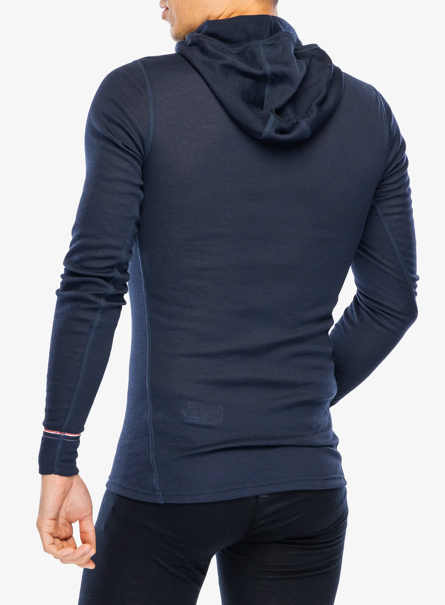 Termo flis jopa Odlo Active Warm Originals BL Top Facemask LS - dark sapphire
