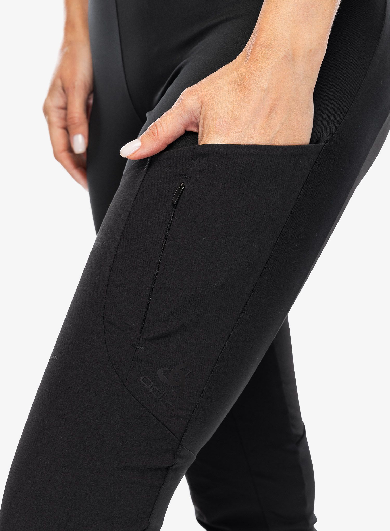 Ženske pajkice Odlo Ascent Tights  - black