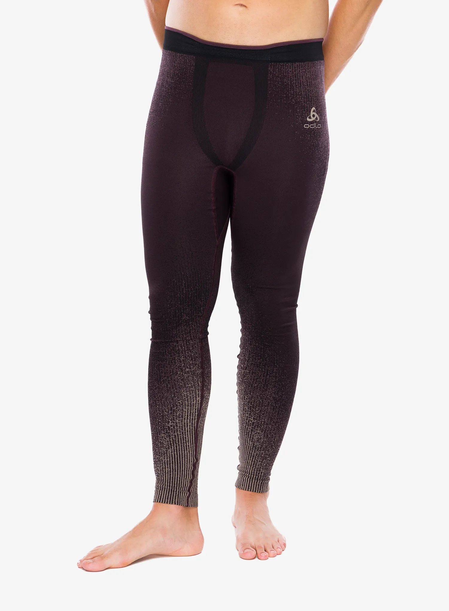 Termo pajkice Odlo Blackcomb Eco BL Bottom Long - fudge