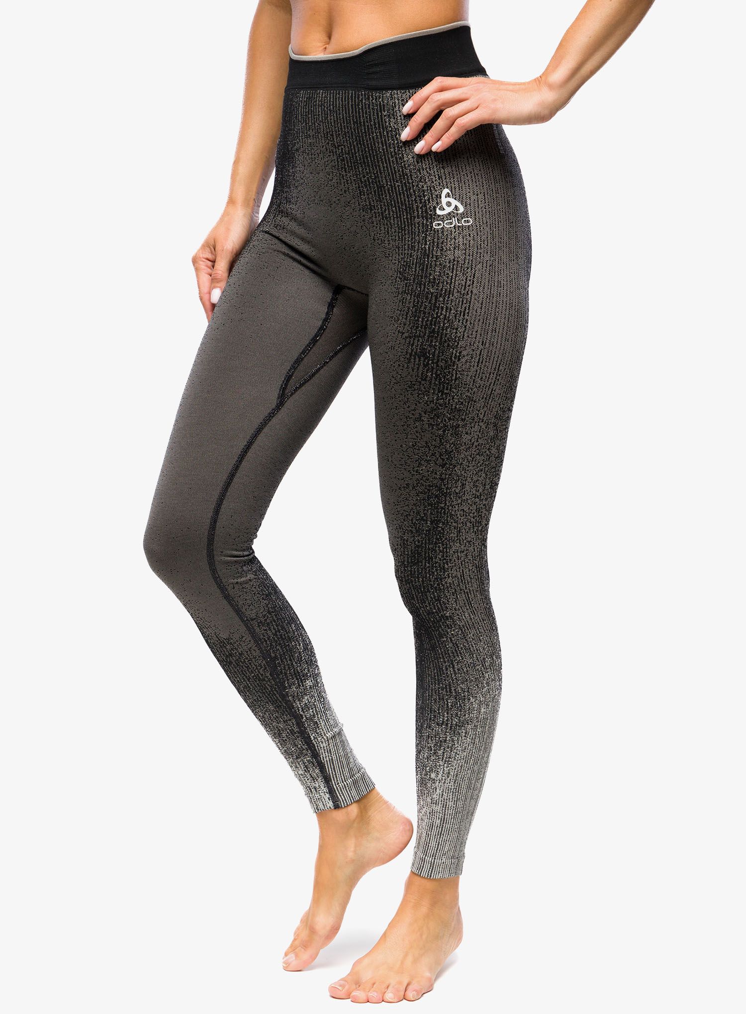 Ženske termo pajkice Odlo Blackcomb Eco BL Bottom Long - black