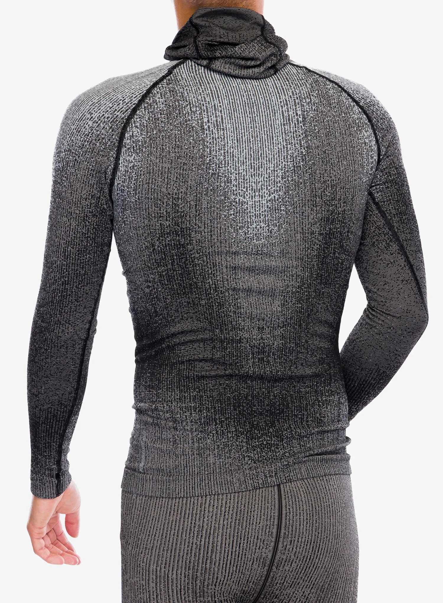 Termo flis jopa Odlo Blackcomb Eco BL Top Facemask LS - black